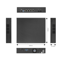 N100 12th Gen mini PC Firewall 4x NIC i226V 2.5G 2 ports 10G SFP 4LAN Mini PC Router 4G LTE appareil réseau
