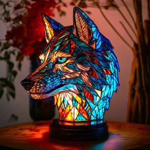 Nouvelle <span class=keywords><strong>série</strong></span> de lampes de table pour animaux écologiques Ornements de décoration de maison en résine - Product Image 5