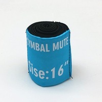Silencieux pour cymbales de batterie, bande de réduction du son, 14/16/18/20 pouces, accessoire d'instrument de musique