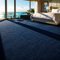 Moquette murale tuftée sur mesure à motif géométrique, fabriquée à la machine en nylon et polyester, pour décoration intérieure d'hôtel et de salle de prière