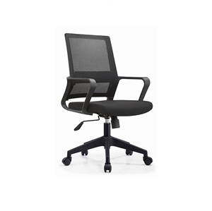 Comfortable Mesh Typist Chair Black Color Ergonomic Office Chair For Workstations And Home Office - Product Image 4