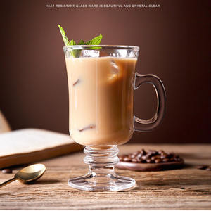 Tasse à café irlandaise en <span class=keywords><strong>verre</strong></span> avec poignée tasses en <span class=keywords><strong>verre</strong></span> pour le café - Product Image 5