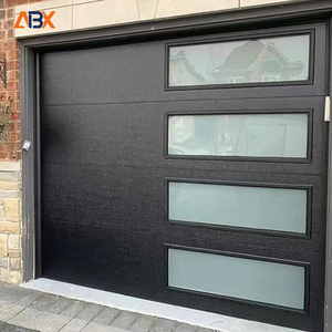 <span class=keywords><strong>Porte</strong></span> <span class=keywords><strong>de</strong></span> <span class=keywords><strong>garage</strong></span> <span class=keywords><strong>sectionnelle</strong></span> automatique en aluminium à panneaux sandwich modernes pour les maisons - Product Image 1