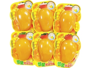 Gomitas Masticables Halal 3D para <span class=keywords><strong>Plus</strong></span> Sin Azúcar, con Sabor a Frutas, en Forma de Melocotón y Mango, Caramelos Pelables con Jugo de Fruta Real - Product Image 6