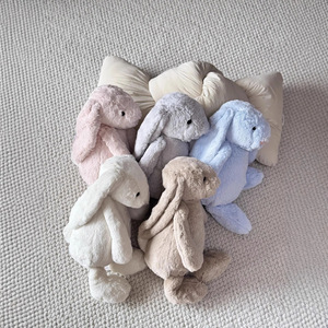 Peluche Lapin Timide à Longues Oreilles Souples de la Série Jellycotts du Royaume-Uni, Jouet Apaisant pour Bébé, Cadeau de Naissance, Anniversaire, Noël - Product Image 2