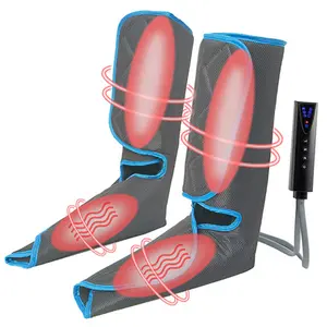 Blood Circulation Body Vibration Air Compression Full Leg Calf And Foot Massager With Remote Control