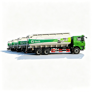 Camion-citerne à chargement automatique HOWO6×2 pour aliments en vrac, camion de transport de grande capacité, camion de transport de poudre en vrac à trois essieux de 35 000 L - Product Image 1
