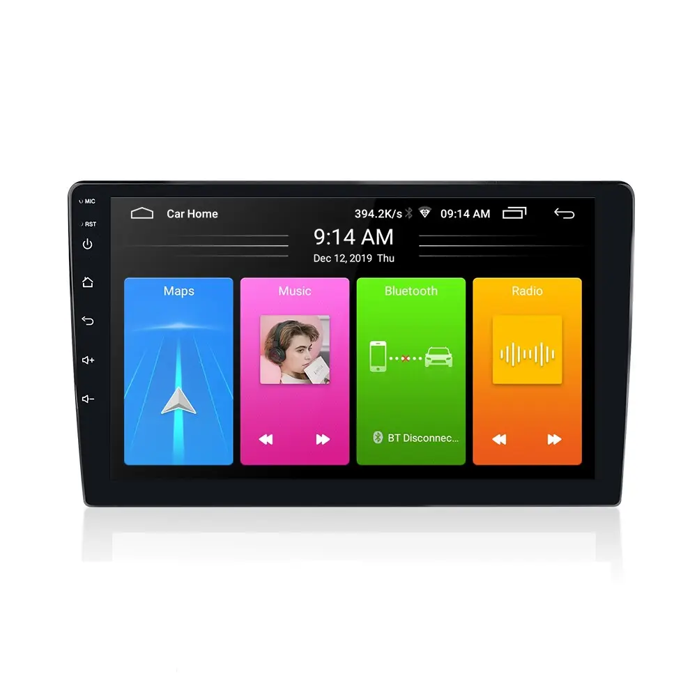 Multimedia Car Dvd player di Navigazione GPS Android 10.0 GPS Per Auto Autoradio Radio 9/10 pollici Universale radio Stereo con BT playstore