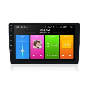 Som de rádio estéreo automotivo com dvd player, navegação, gps, android 12, som estéreo, 9/10 polegadas, som estéreo, com bt playstore