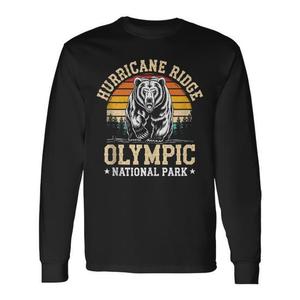 T-shirt à manches longues Olympic National Park Hurricane Ridge pour la randonnée et les activités de plein air - Product Image 1