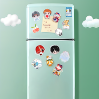 Imán Acrílico Personalizado para Refrigerador con Diseño de Anime y Dibujos Animados, Imán Impreso con Personajes para Colección de Mercancía de Cómics