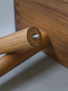 Mueble Auxiliar de Almacenamiento de Madera Maciza de Teca Birmana Estilo Antiguo para Sala de Estar y Comedor - Product Image 5