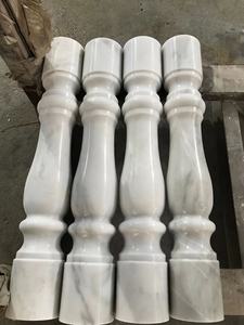 BOTON STONE-balaustrada de mármol para escaleras, balaustrada Popular de <span class=keywords><strong>piedra</strong></span> blanca - Product Image 6