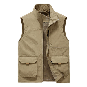 Gilet tactique personnalisé pour homme, grande taille, en coton, pour l'été, avec logo personnalisé, pour utilisation en airsoft en plein air - Product Image 1
