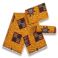 Kain Brokat Batik Afrika - Katun Ramah Lingkungan untuk Gorden & Pakaian Dalam 6 Yard