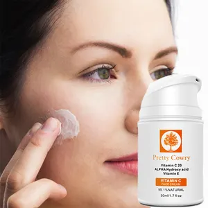 Özel etiket nemlendirici Anti-Aging yüz kremi en iyi doğal özü yüz cilt beyazlatma yüz kremi gündüz gece kremi