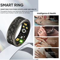 Fournisseur de bagues intelligentes personnalisées avec fréquence cardiaque oxygène sanguin suivi du sommeil activité Fitness Tracker Multi Sport Mode IP68 étanche
