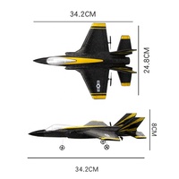 YYRC FX635 2CH USA F35 avion EPP mousse aile fixe RC planeur extérieur 120M 2.4Ghz RC avion jouets volant passe-temps débutant cadeaux