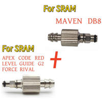 Conjunto de Conectores para Purga de Frenos Hidráulicos Briviga SRAM, Adaptadores de Aleación para MAVEN DB8 CODE RSC Guide Level Ultimate