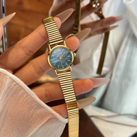 Reloj de Cuarzo Ovalado con Correa de Acero para Mujer, Elegante, Refinado, de Primera Calidad, con Puntero, Resistente al Agua 30M, Cristal Mineral, Versátil para el Tiempo Libre