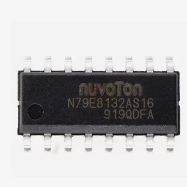 Original chip Nuvoton Technology Microcontroller IC 8Bit 24MHz 16SOP N79E8132AS16 in stock