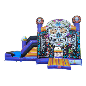 Château gonflable commercial WINSUN pour enfants, extérieur, PVC, couleur personnalisée, ignifuge, imperméable - Product Image 1