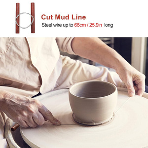 Bview Art 30 adet modelleme için seramik çömlek araç kiti ve polimer kil alet takımı heykel oyma aracı kiti - Product Image 6