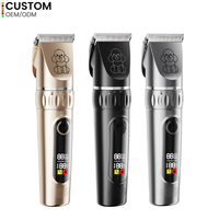 Tondeuse pour animaux à lames céramiques silencieuses, sans fil, professionnelle, rechargeable, pour toilettage des chiens
