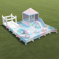 Kinderspiel platz Soft Bag Antik ollisions zaun Kombination Frühe Bildung Ocean Ball Pool Benutzer definierte Indoor Slide Bobo Ball