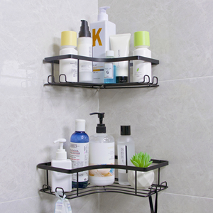 <strong>Shower</strong> Rack Stainless Steel <strong>Kitchen</strong> and Bathroom Mesh Storage Wall Mounted Metal Rack Organizer Bathroom Storage Shelves - Product Image 6