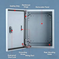 Armoire de distribution électrique HuaXing avec disjoncteur IP54 32A-630A 480V pour transmission de puissance