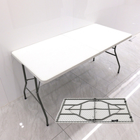 Senruihome Leichte tragbare Klapp bankett tische Modernes Kunststoff design für Hotels und Kranken häuser im Großhandel