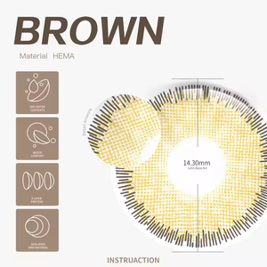 Serie animale di Halloween lenti cosmetiche a contatto, ghiaccio blu caramella colore all'ingrosso personalizzare annualmente lenti cosmetiche a contatto - Product Image 4