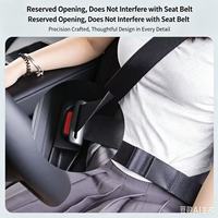 Boîte de rangement multifonctionnelle pour l'espace entre les sièges en TPE, organiseur de siège pour Tesla Model Y 3, accessoires d'organisation intérieure Tesla