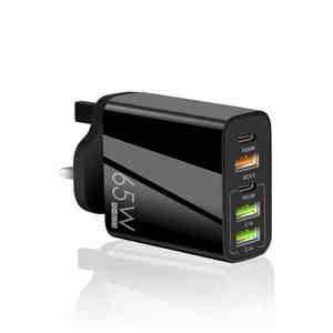 Taşınabilir 65W <span class=keywords><strong>3</strong></span> Usb ve 2 tip c 5 port hızlı şarj fişi cep telefonu duvar şarj adaptörü Iphone 16 15 14 13 12 11 Pro Max - Product Image 1