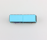 Clé USB CLE 8 Go/16 Go/32 Go en forme d'autobus à deux étages en PVC de forme personnalisée OEM vente en gros