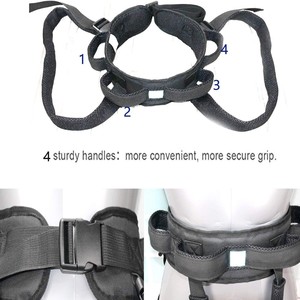 Ceinture lombaire multifonctionnelle avec passants pour les jambes, taille L, pour l'aide à la marche des patients et le soutien au transfert en fauteuil roulant - Product Image 5