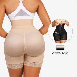 Vente en gros de femmes fajas réductor de mujer bbl fajas colombianas post-chirurgie Shorts Tummy Control Shapewear Culotte rehausseur de hanche