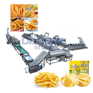 Ligne de production entièrement automatique de frites, machine à frire les chips de pommes de terre, prix de l'usine de fabrication - Product Image 1