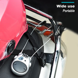 Wholesale Coded <b>Lock</b> Telescopic Steel Cable Motorbike Combination Anti-theft Password <b>Wheel</b> Locking Tool - Product Image 4