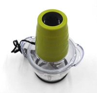 Mini hachoir multifonctionnel 200/400W, mini hachoir à légumes avec bol en verre, hachoir à viande électrique