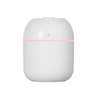 Mini Humidificateur à Ultrasons 220 ml, Diffuseur de Parfum d'Ambiance, Diffuseur d'Huiles Essentielles, Diffuseur d'Arômes Portable pour Voiture