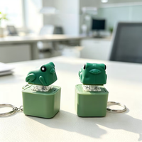 Porte-clés personnalisé Fidget Clicker, impression 3D, résine époxy PVC, créez votre propre design pour promotion, vente en gros, cadeau créatif