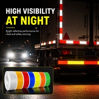 Prix d'usine, vente en gros, ruban réfléchissant de qualité ingénierie, série de marquages de signalisation, adhésif acrylique thermofusible, PET, imperméable