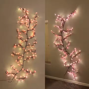 Offre Spéciale fleur de cerisier saule Light144leds <span class=keywords><strong>Branches</strong></span> lumière chambre décor décor de noël intérieur arbre artificiel lumière fête cadeaux - Product Image 5