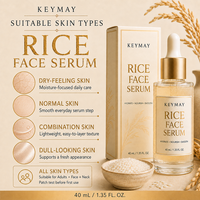 Sérum Visage au Riz 40ml Glycérine Vitamine C Anti-rides Hydratation Profonde Nourrissant Lissant Éclat Soin Marque Privée OEM ODM