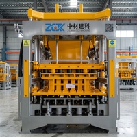 QTY7-15 Machine à fabriquer des blocs adoptant une structure de moulage hydraulique pour une production durable de briques en ciment