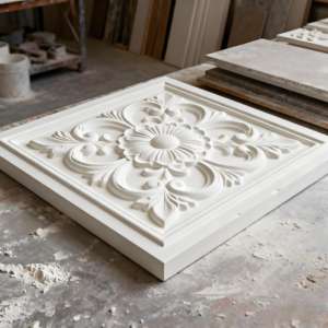 Pó de Gesso Leve DTY T30 Alpha GRG para Modelagem Arquitetônica, Ornamentação e Construção, Superfície Lisa Sem Ar - Product Image 3