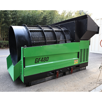 Entièrement automatique petit Mobile mines d'or minerai minéral argile trommel tambour écran rotatif sol tamis pierre séparateur tamis vibrant