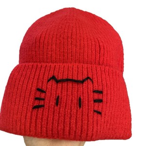 <span class=keywords><strong>Bonnet</strong></span> en <span class=keywords><strong>laine</strong></span> mélangée tricoté 2025 – Nouvelle version coréenne automne-hiver, mignon, couleur unie, polyvalent, broderie artisanale pour <span class=keywords><strong>homme</strong></span> adulte - Product Image 5